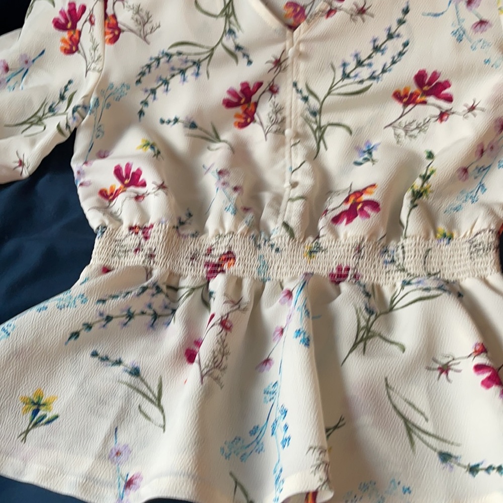 Spring floral blouse - Picture 3 of 4
